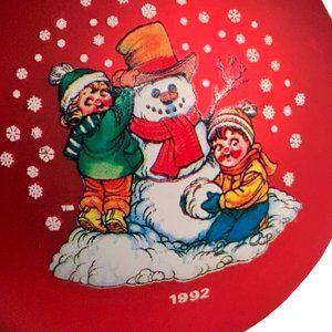 CAMPBELLS Soup CHRISTMAS ORNAMENT 1992 GLASS BALL 3”- Collector’s Edition